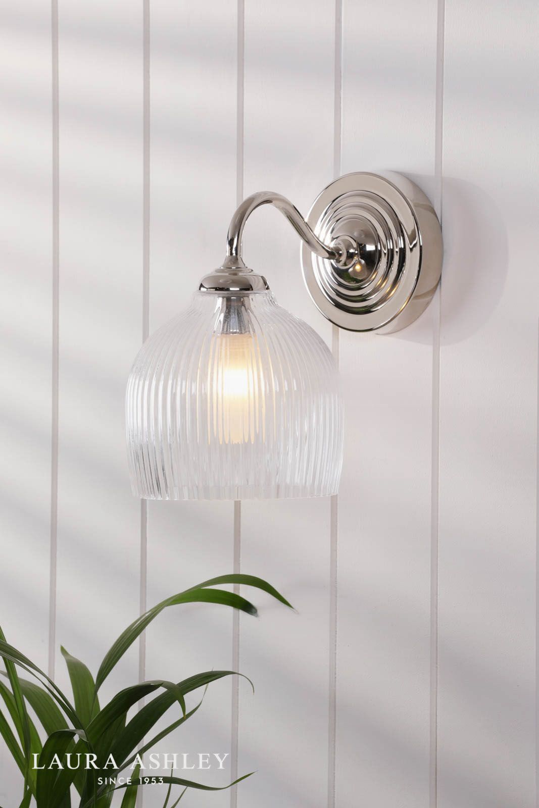 Charissa Polished Chrome Wall Light IP44