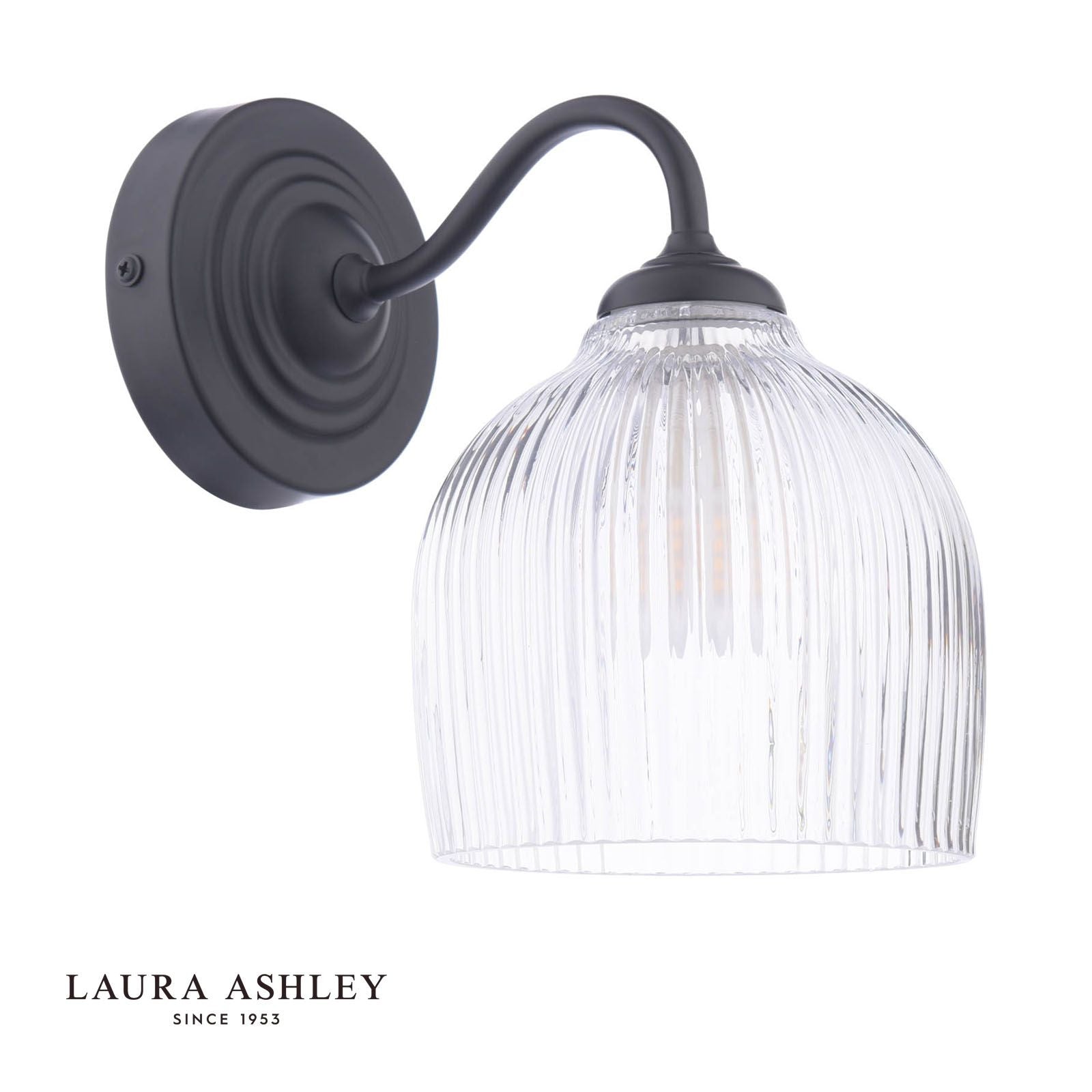 Charissa Matt Black Wall Light IP44