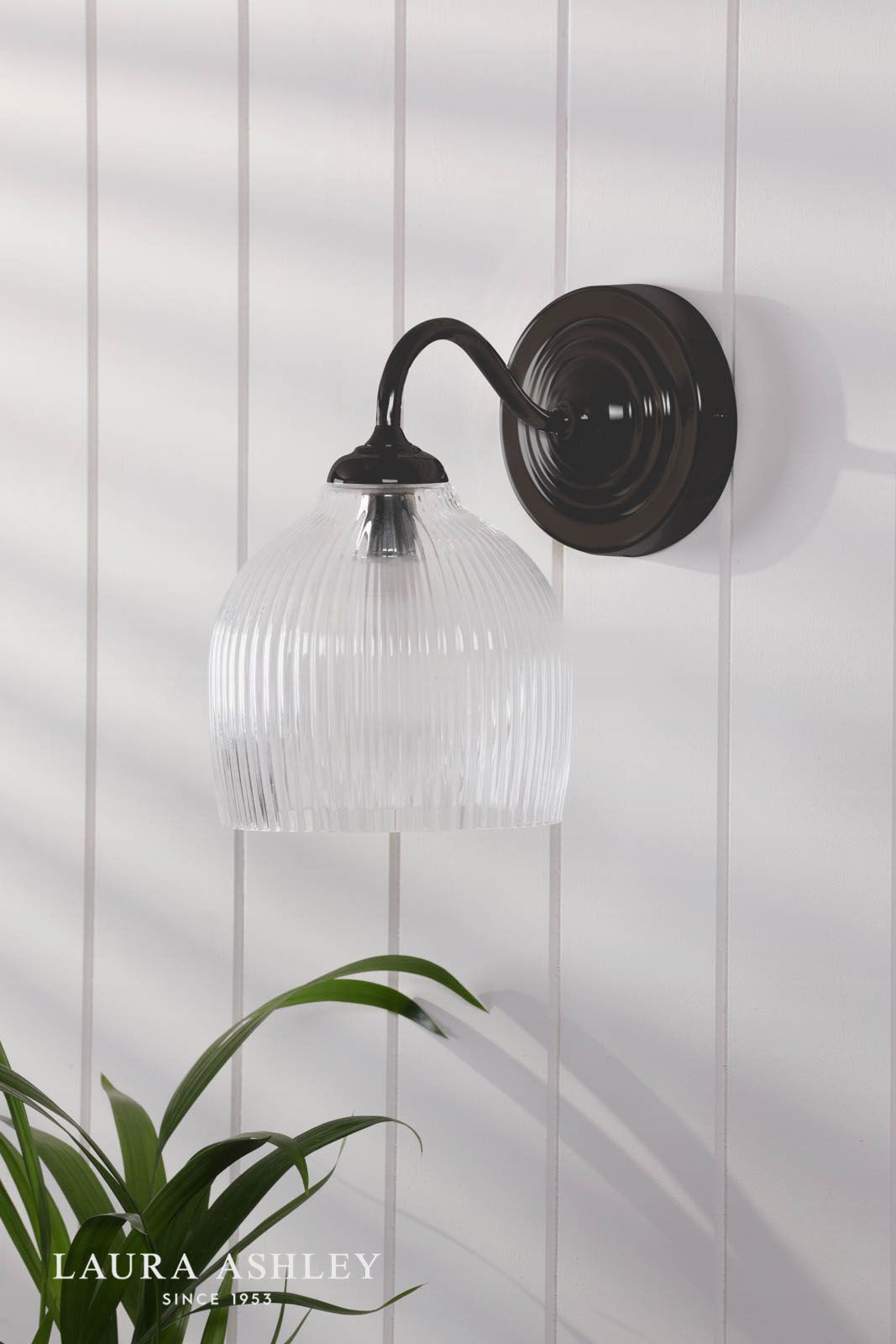 Charissa Matt Black Wall Light IP44