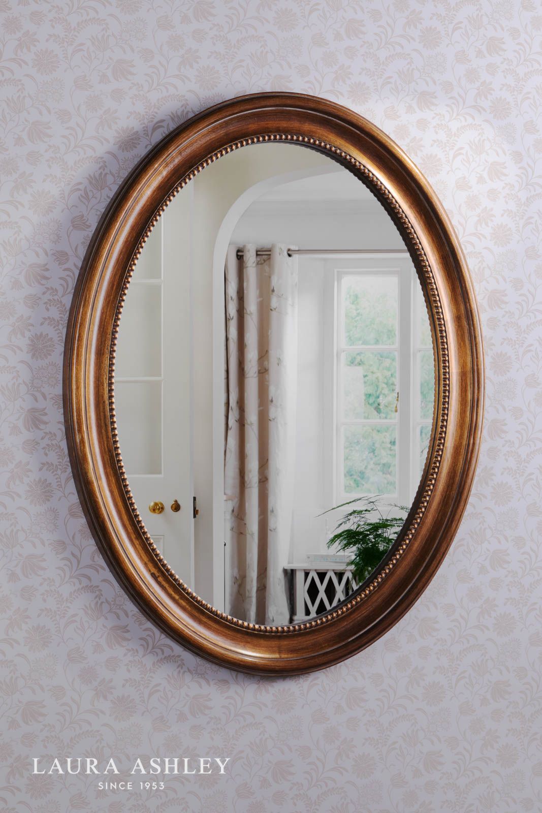 Laura Ashley Fennor Brown Mirror 90 x 70 cm