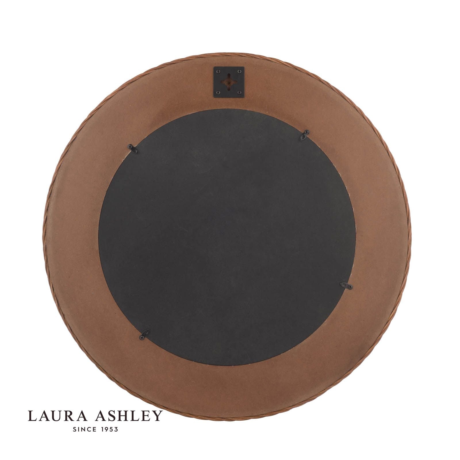 Laura Ashley Cait Natural Walnut 60cm Mirror