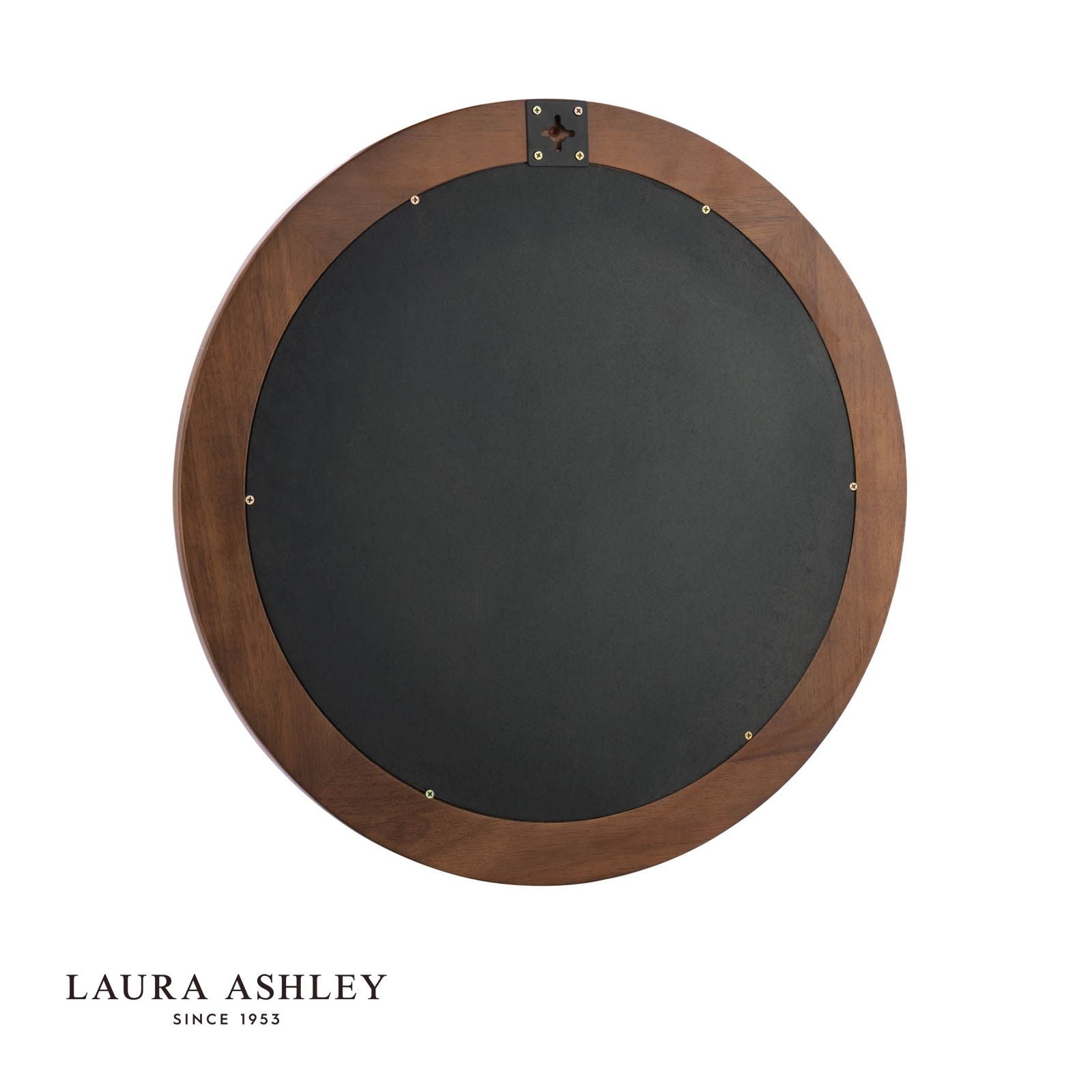 Laura Ashley Dark Wood Tate Mirror 60cm