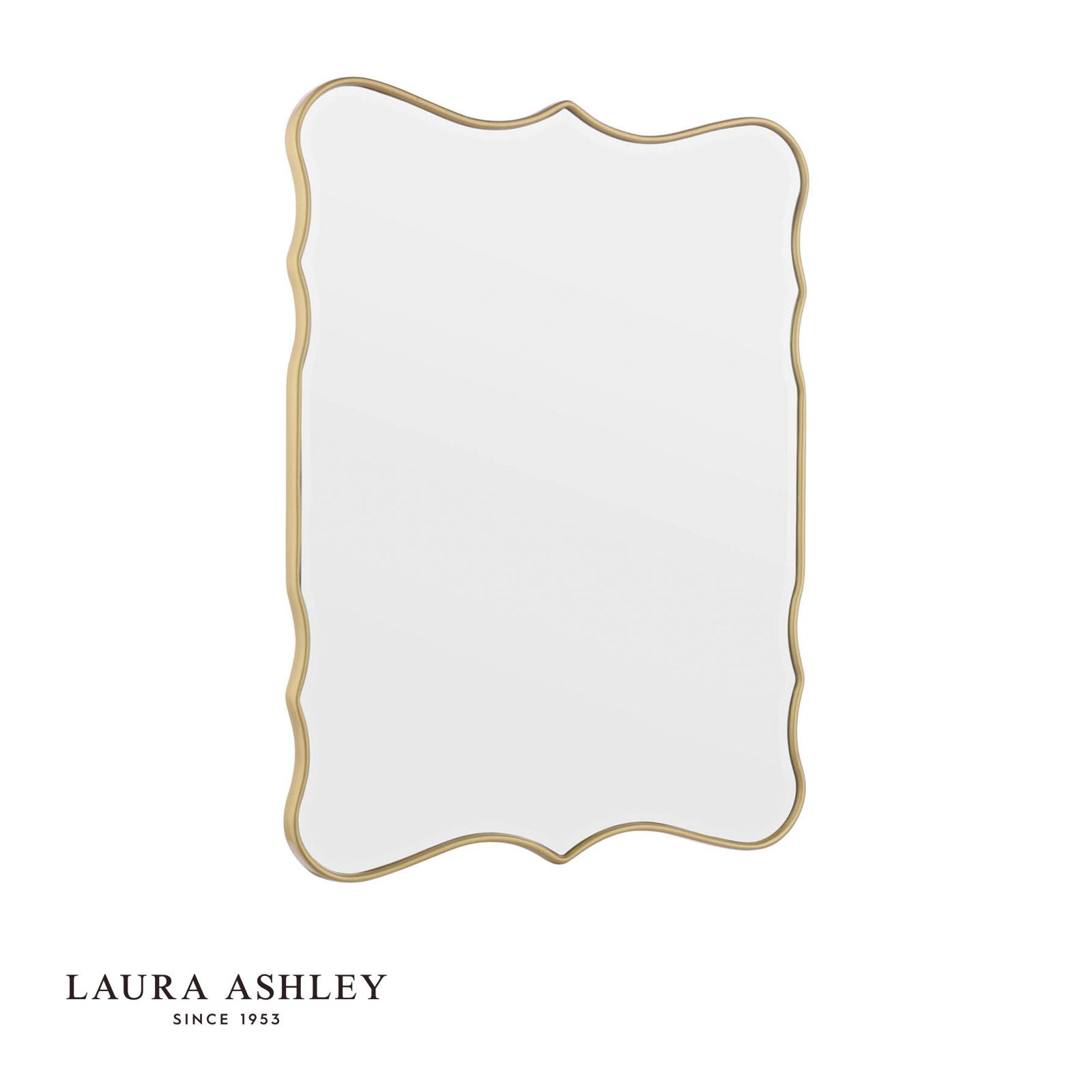 Laura Ashley Medora Mirror in Matt Gold