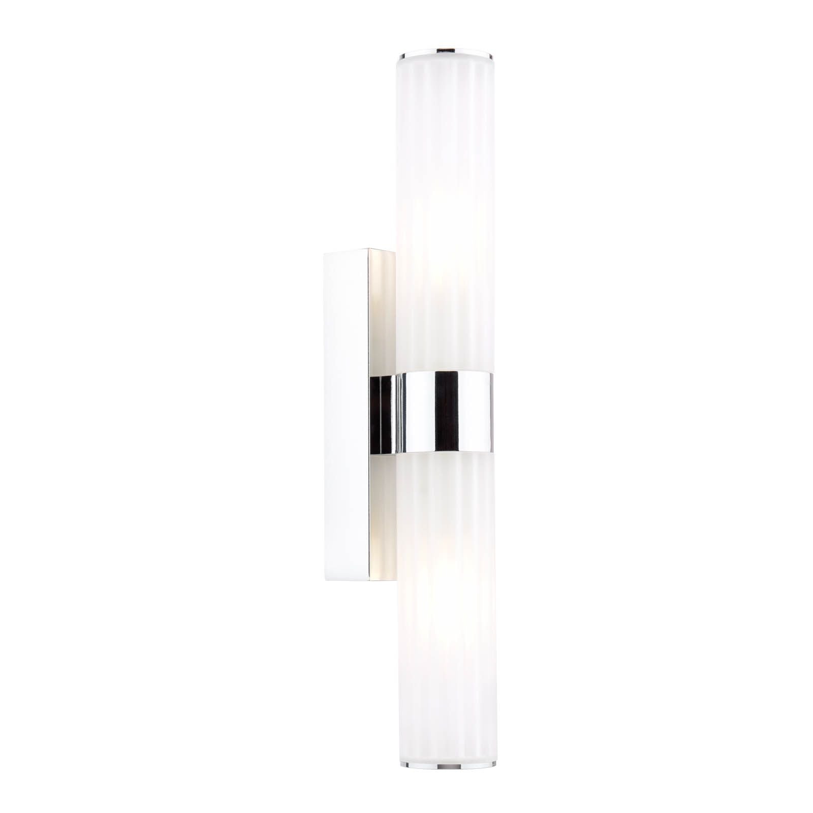 Lars Polished Chrome Up & Down Bathroom Wall Light