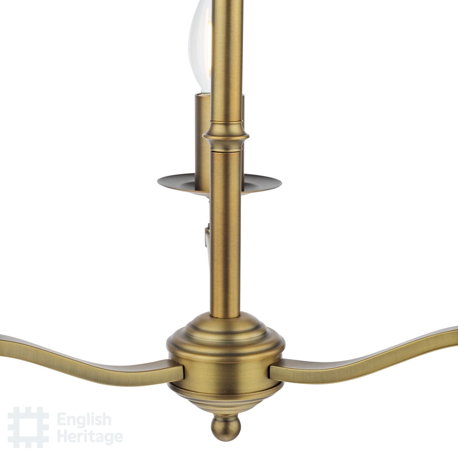 Marble Hill Aged Brass 3 Light Pendant