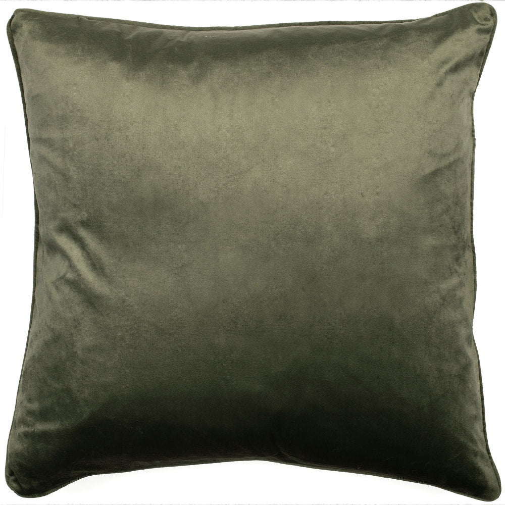 Malini Large Luxe Olive Cushion