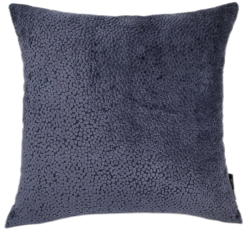 Malini Small Bingham Navy Cushion