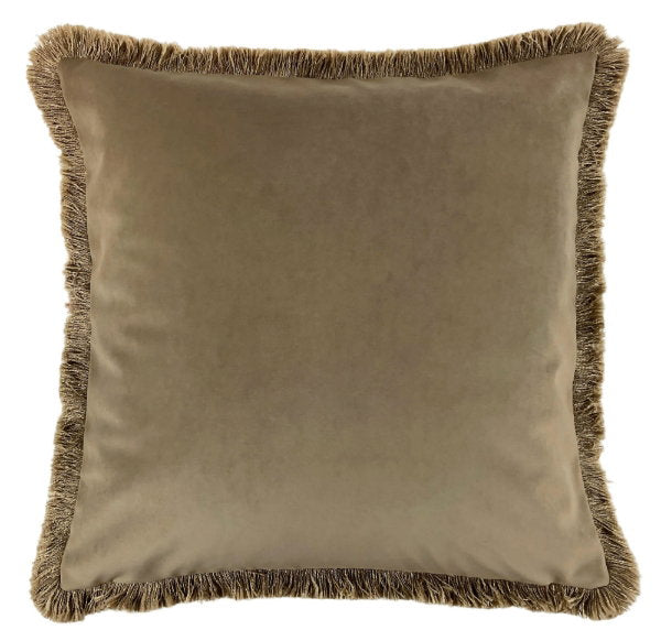 Malini Large Taupe Verona Cushion