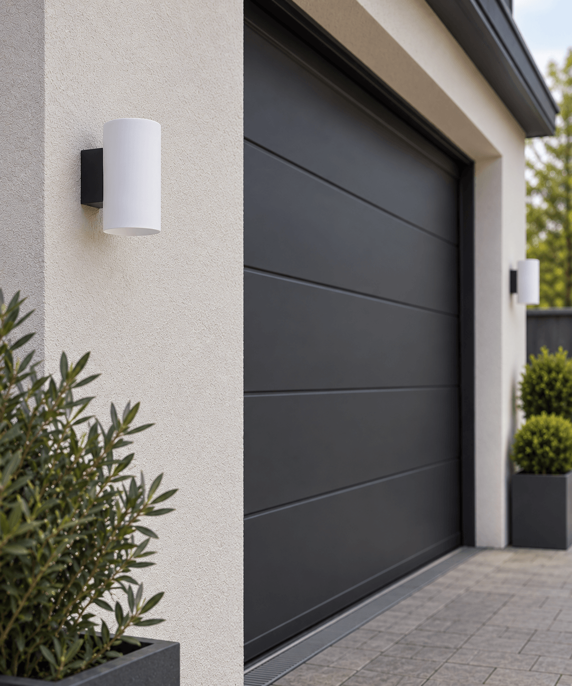 Porter Anthracite Outdoor Wall Light IP54