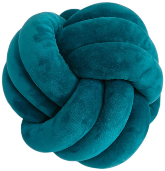 Paul Moneypenny Teal Ballsup Cushion