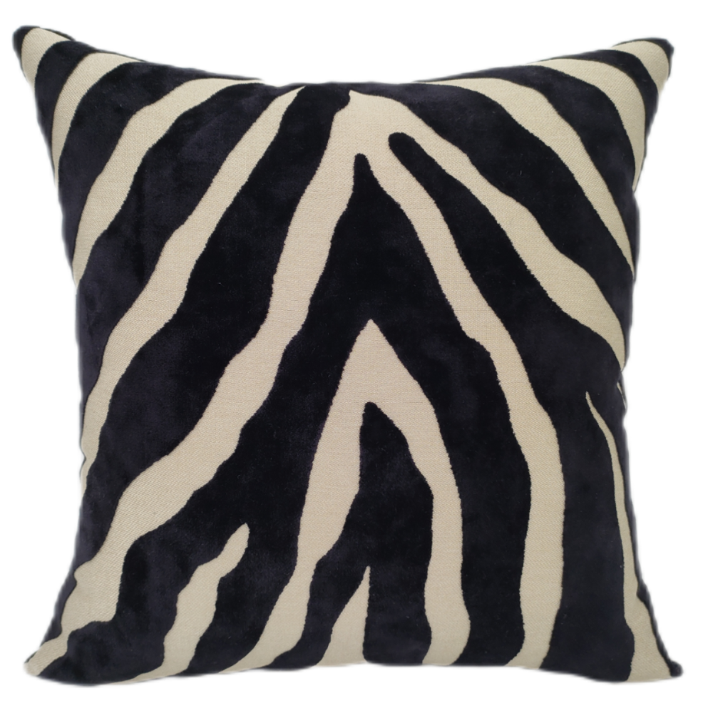 Paul Moneypenny Small Zebedeedodh Black Cushion