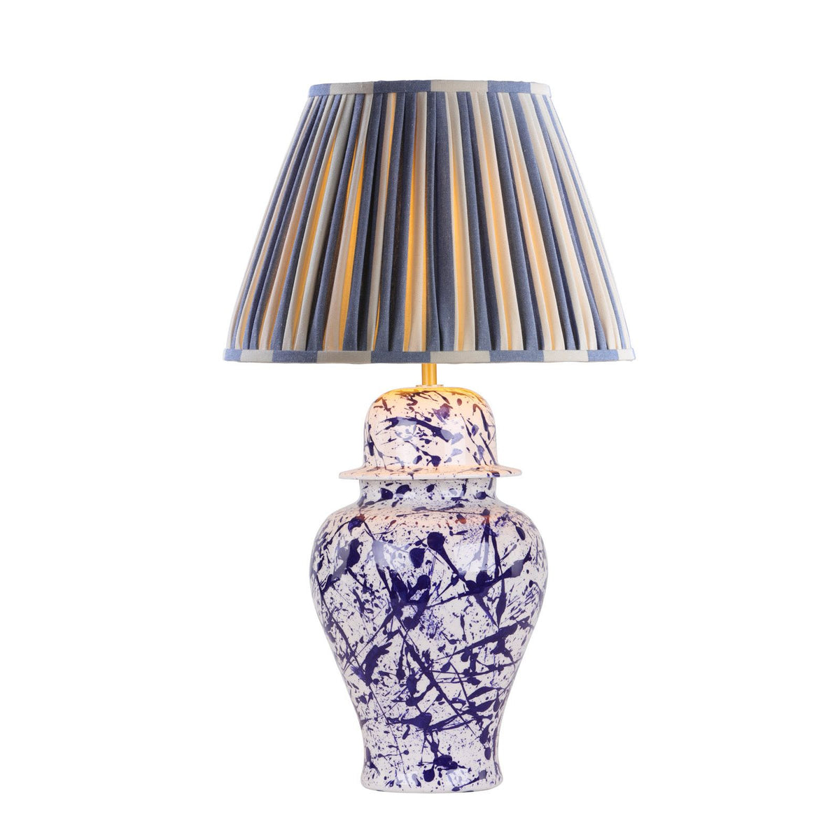 Studio Ceramic Blue Table Lamp Base Only