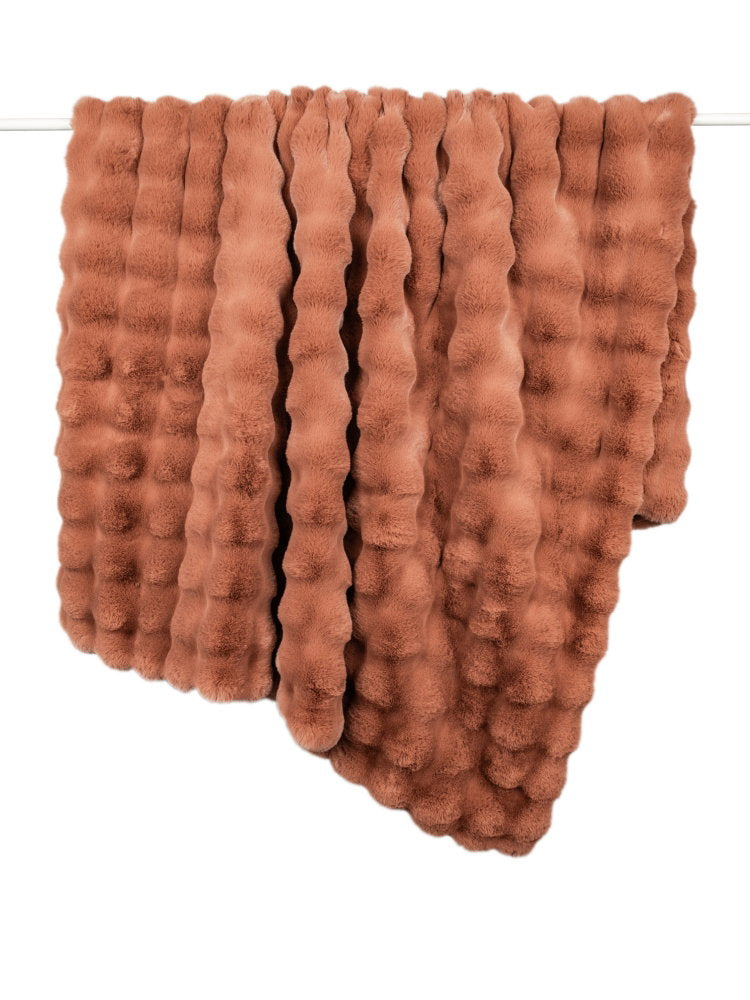 Malini Raffles Orange Throw