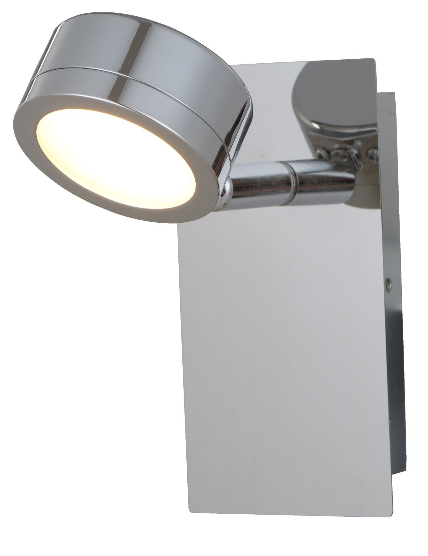 Aqua 1 Light Bathroom Wall Light Polished Chrome IP44