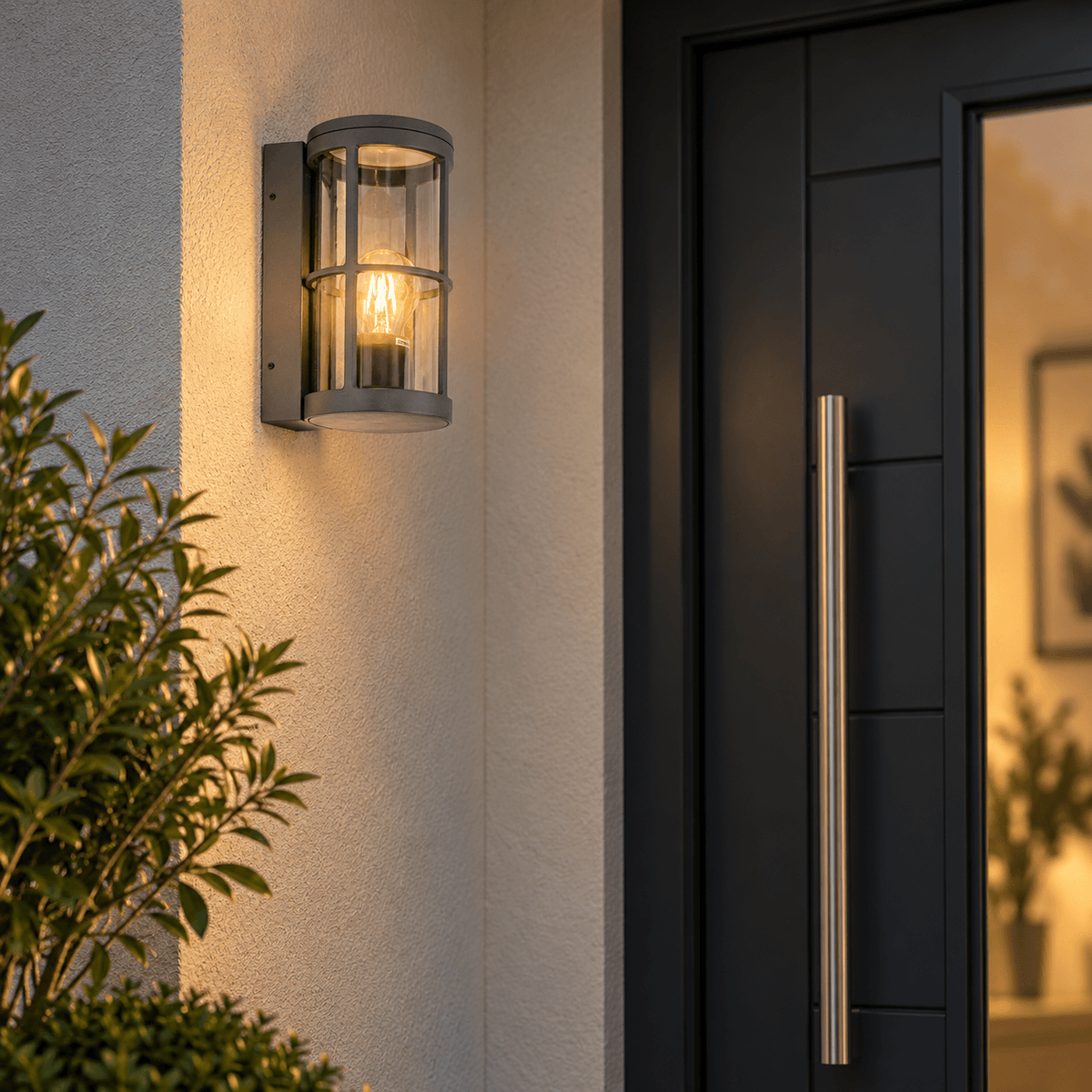Harrington Anthracite Wall Light IP54
