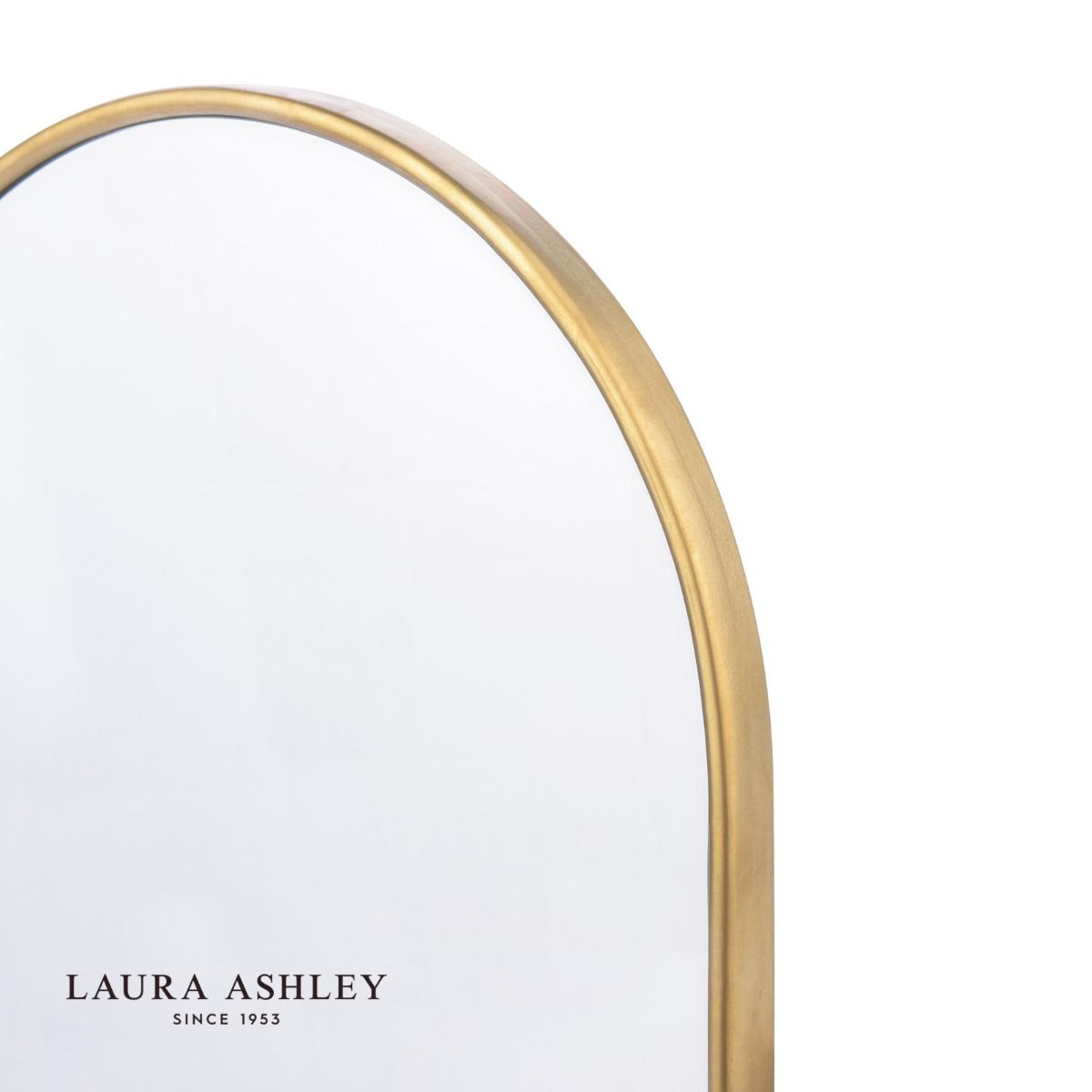 Laura Ashley Roughton Polished Brass Mirror 40 x 29cm
