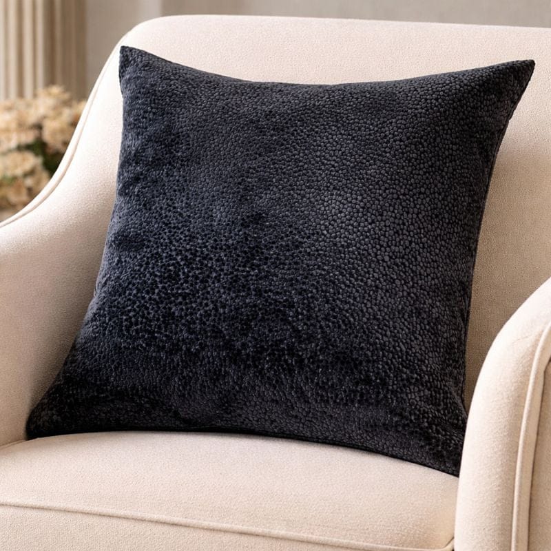 Malini Large Bingham Black Cushion
