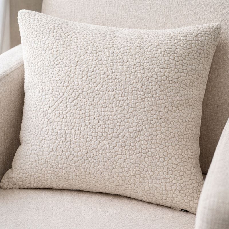 Malini Large Bingham Cream Cushion