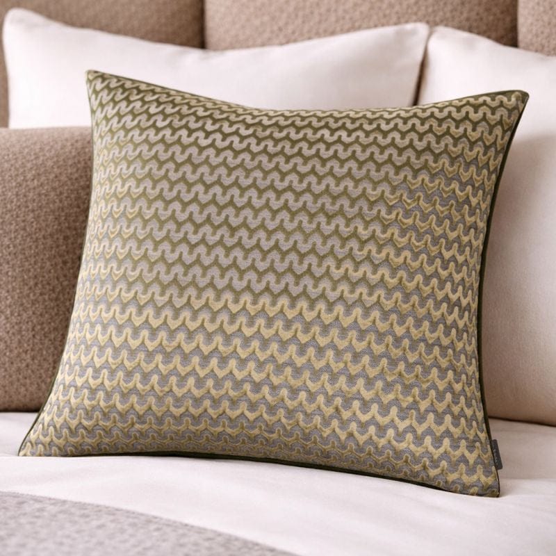 Malini Large Oslo Olive Green Cushion