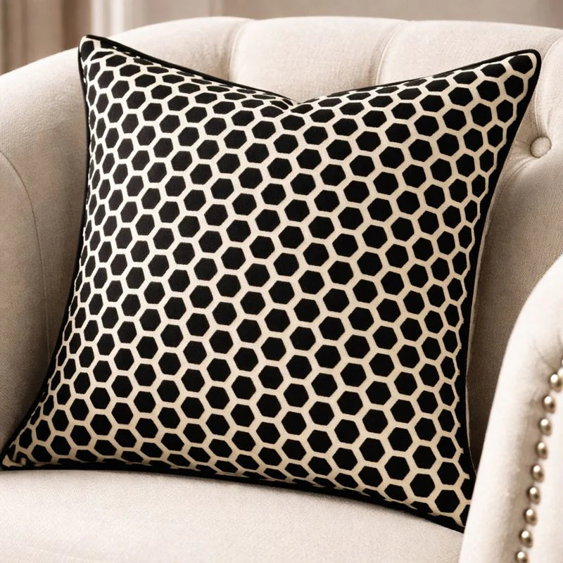 Malini Jorvik Black Cushion