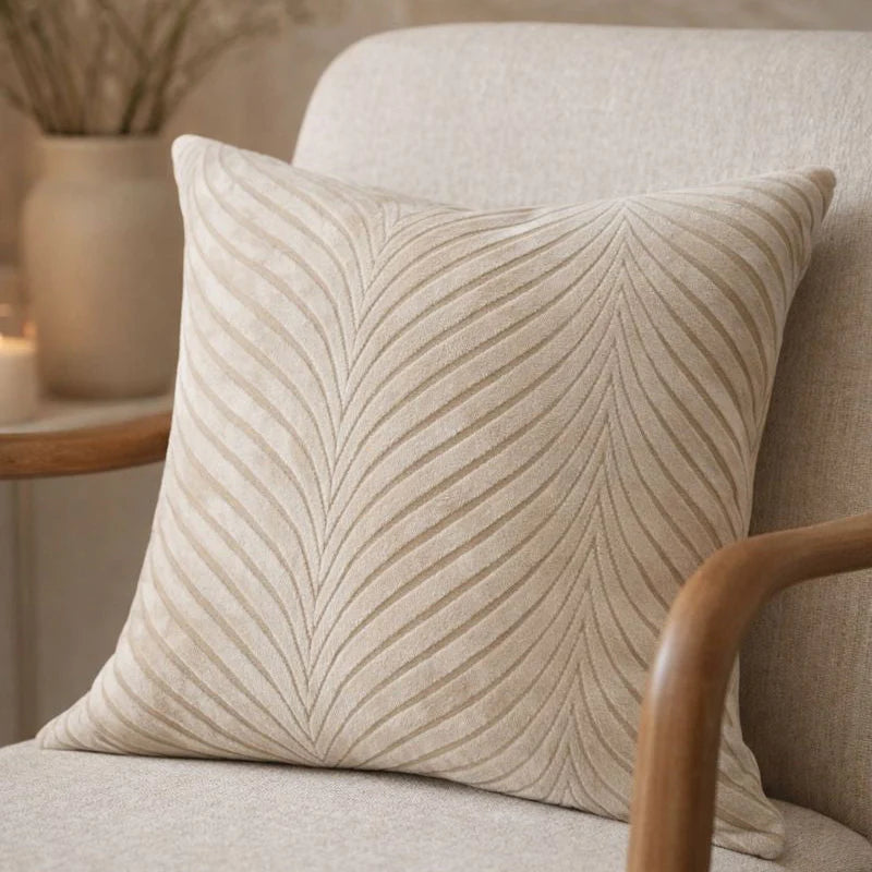 Malini Large Ivory Rada Cushion