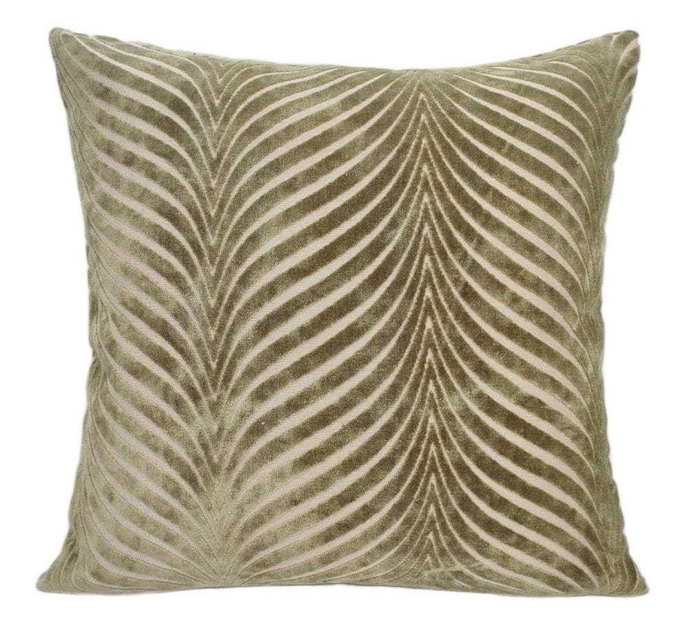 Malini Large Olive Rada Cushion