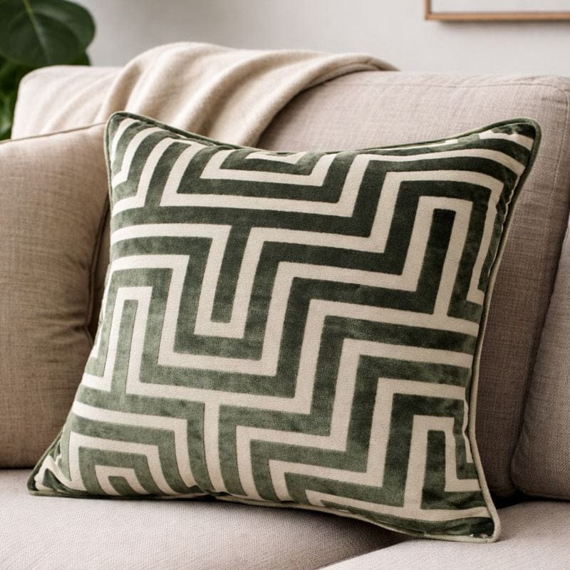 Paul Moneypenny Amazing Sage Large Cushion