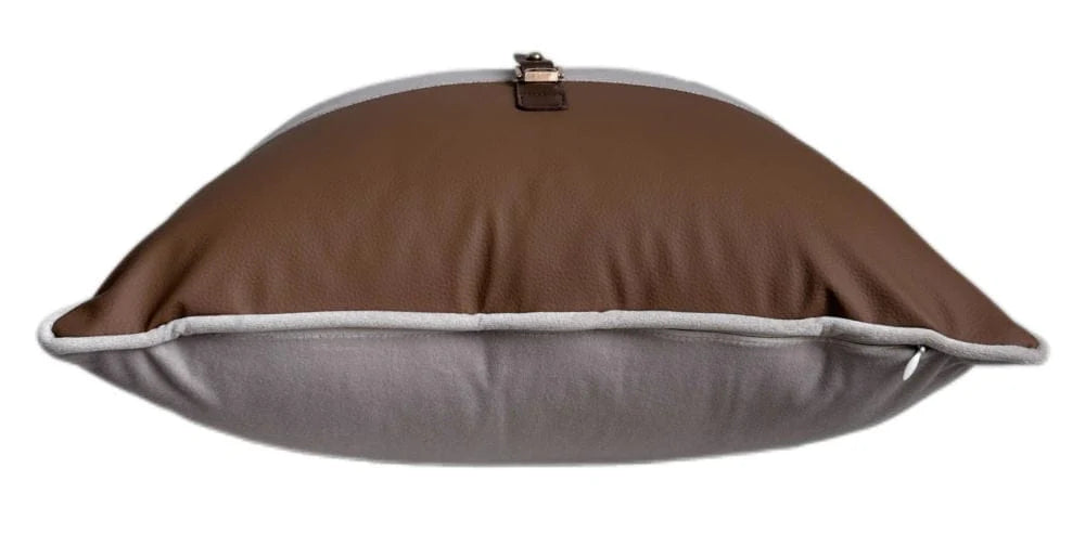 Paul Moneypenny Small Neutral Buckle Cushion