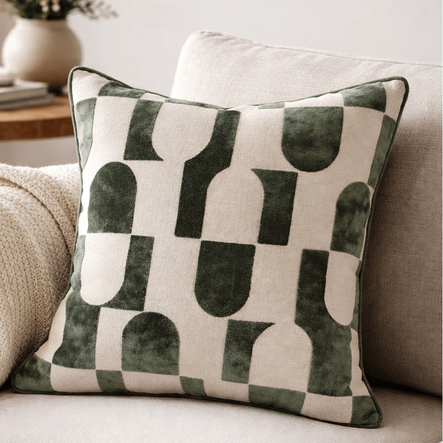 Paul Moneypenny Small Chillpill Sage Cushion