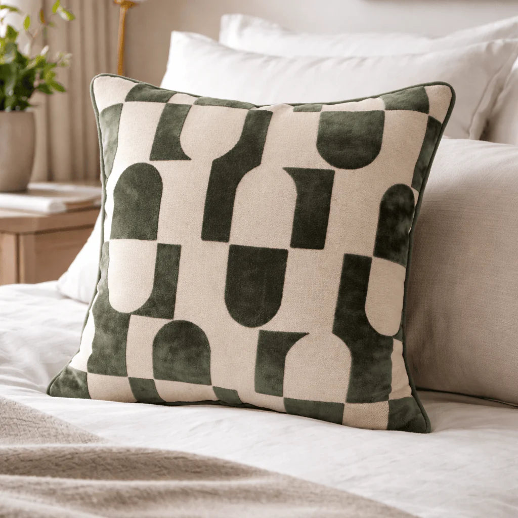 Paul Moneypenny Large Chillpill Sage Cushion