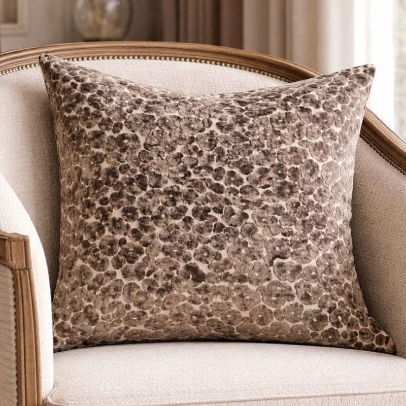 Large Spoton Chocolate Cushion