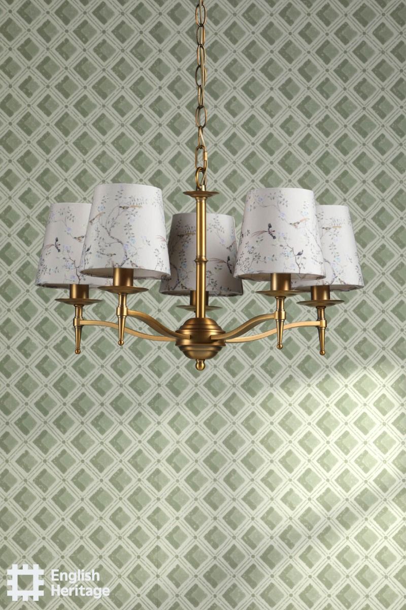 Marble Hill Aged Brass 5 Light Pendant