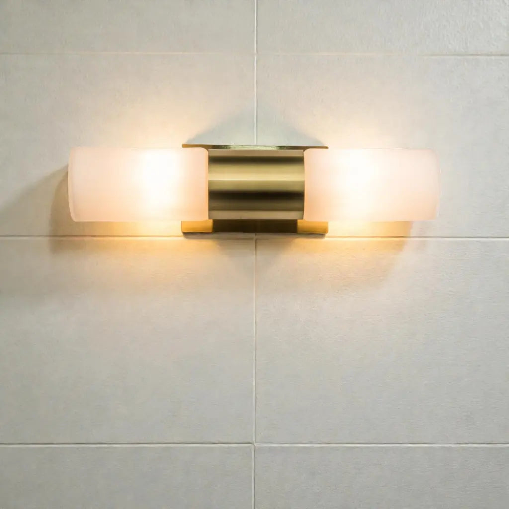 Talia 2 Light Wall in Satin Brass