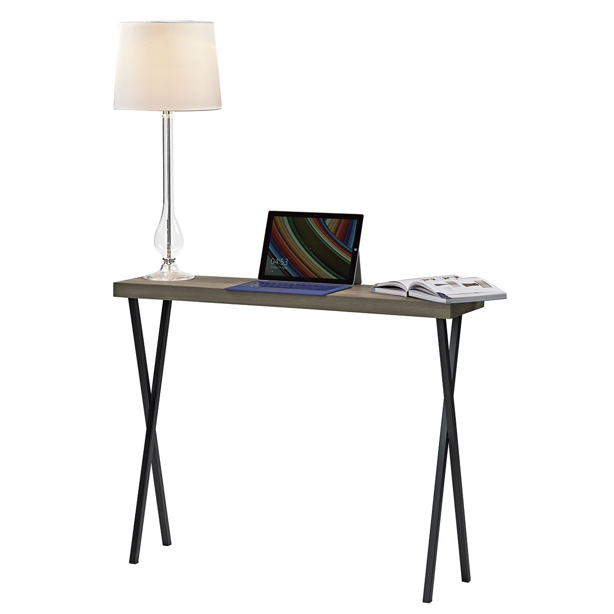 Data Oak Console Table