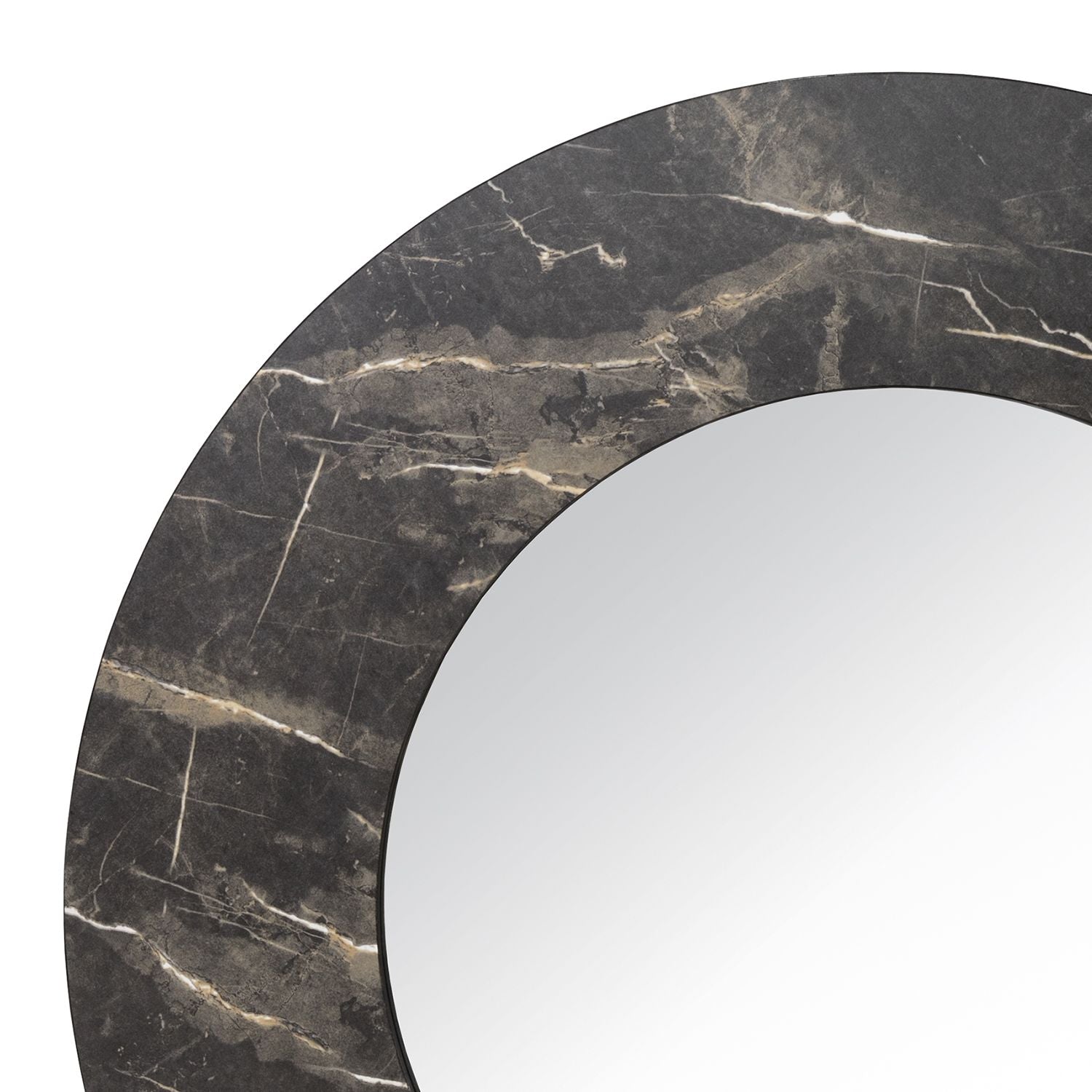 Juvan Dark Marble Mirror 80cm