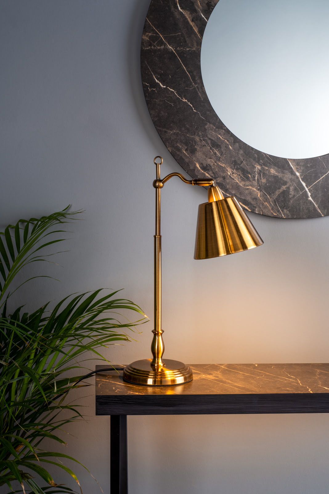 Juvan Dark Marble Mirror 80cm