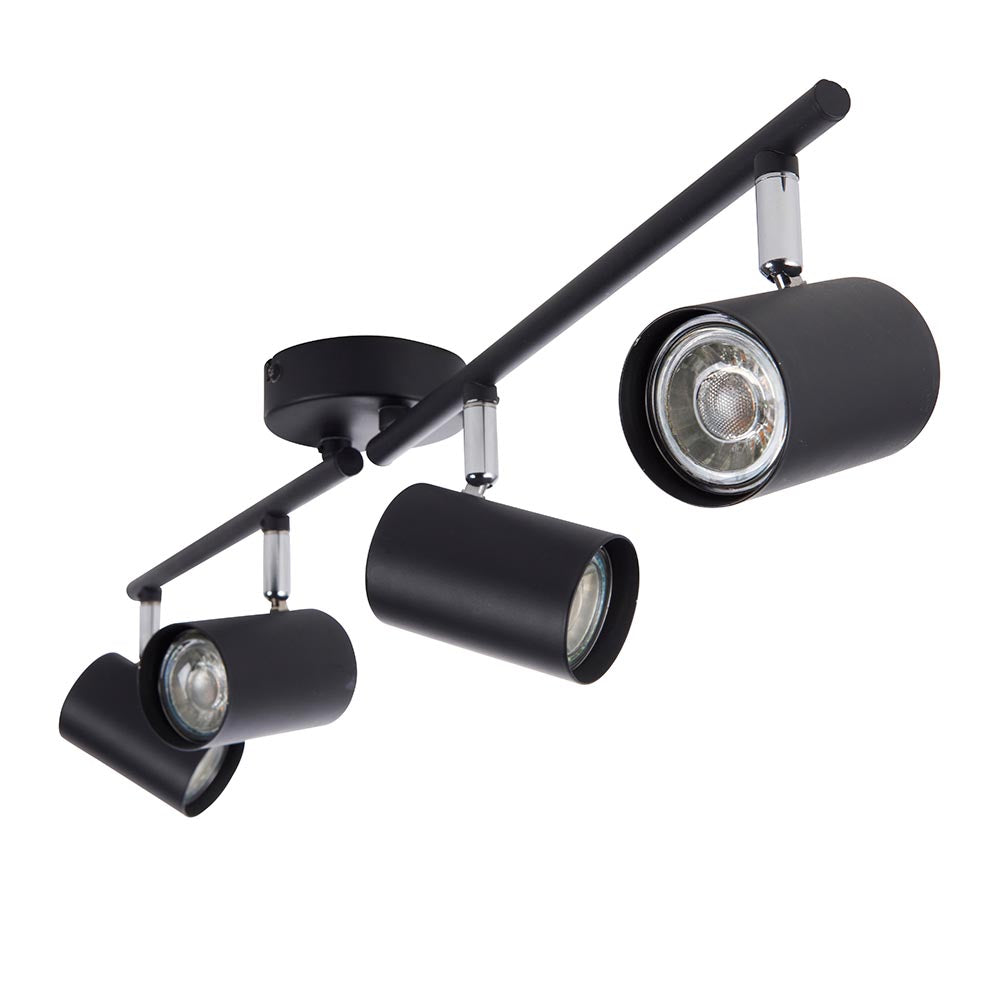 Arezzo 4 Light Spotlight Bar in Black