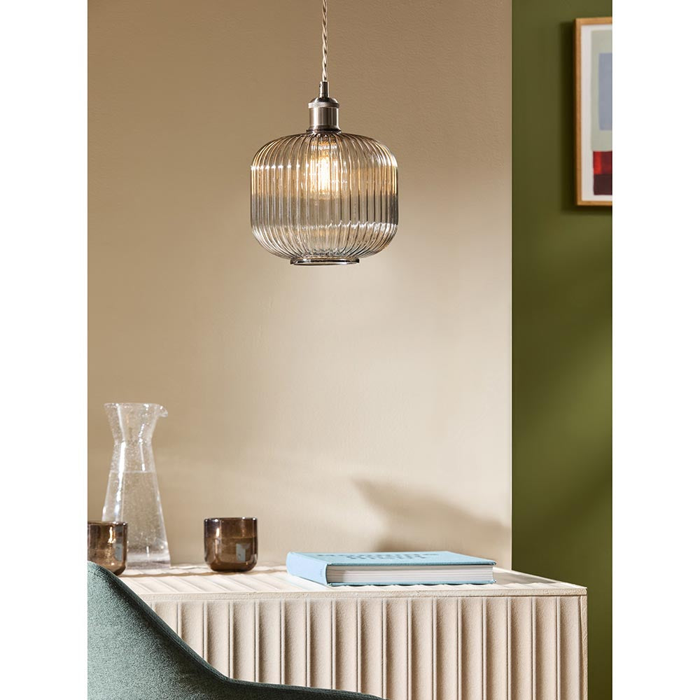 Briz 200mm Smoked Glass Shade