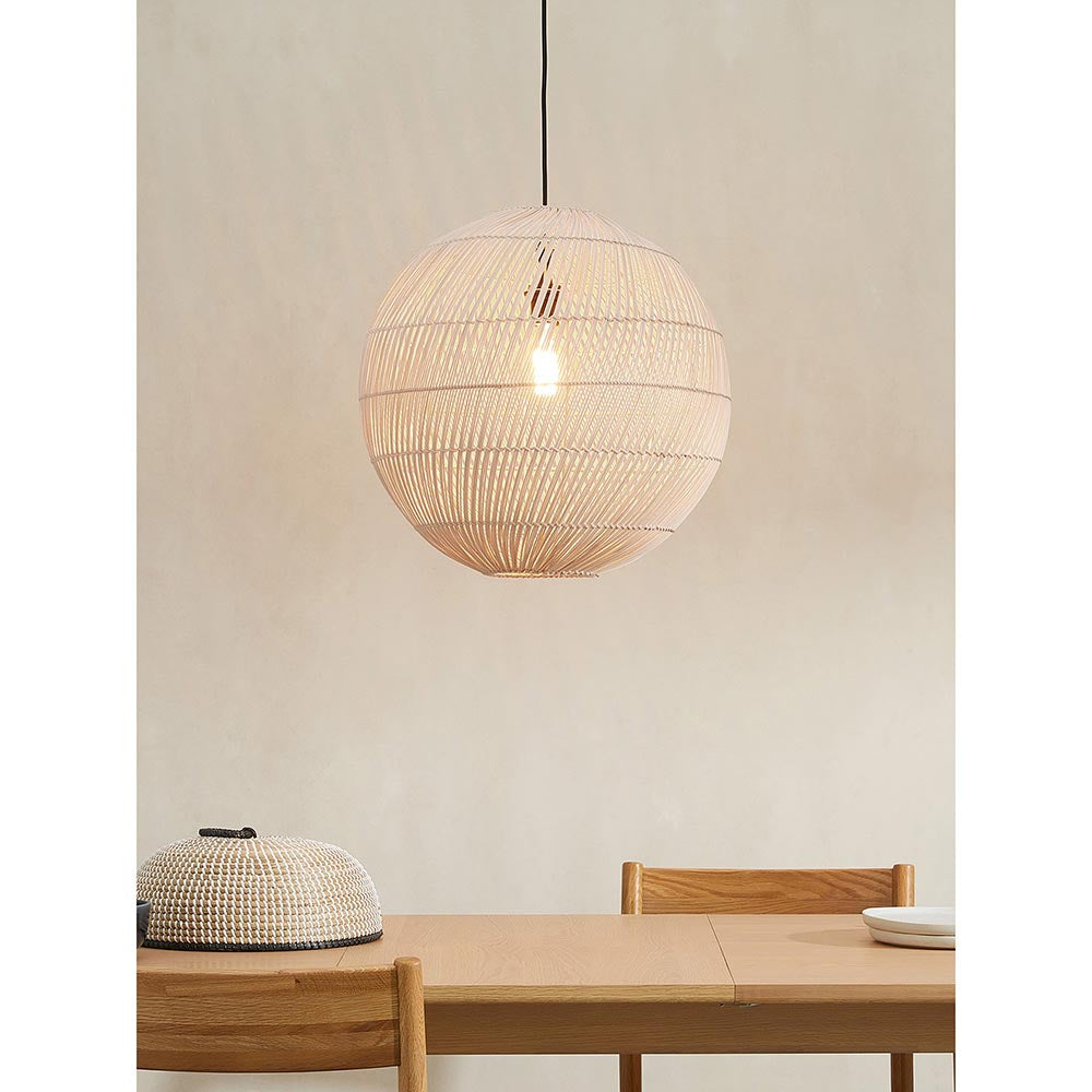 Java Natural Rattan Round Lamp Shade