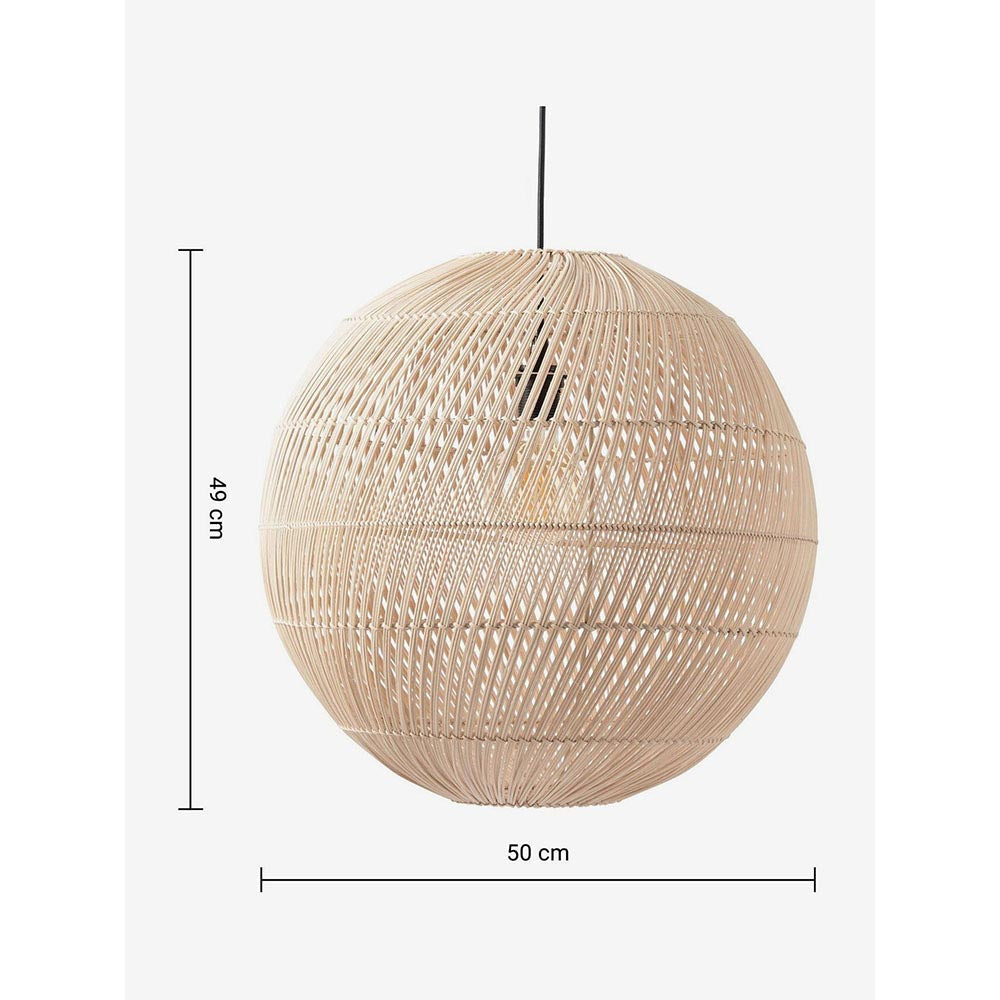 Java Natural Rattan Round Lamp Shade