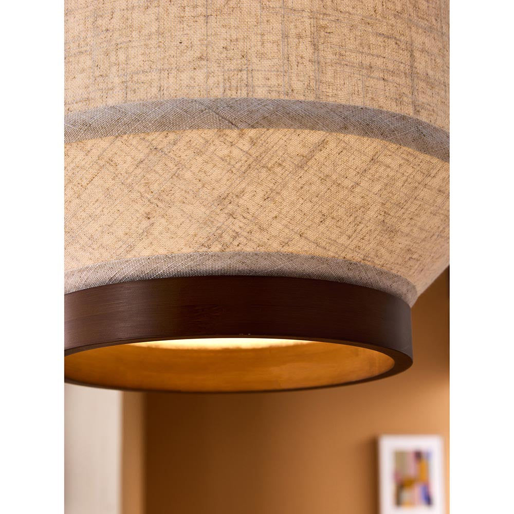 Layla Cream & Wood Easyfit Shade
