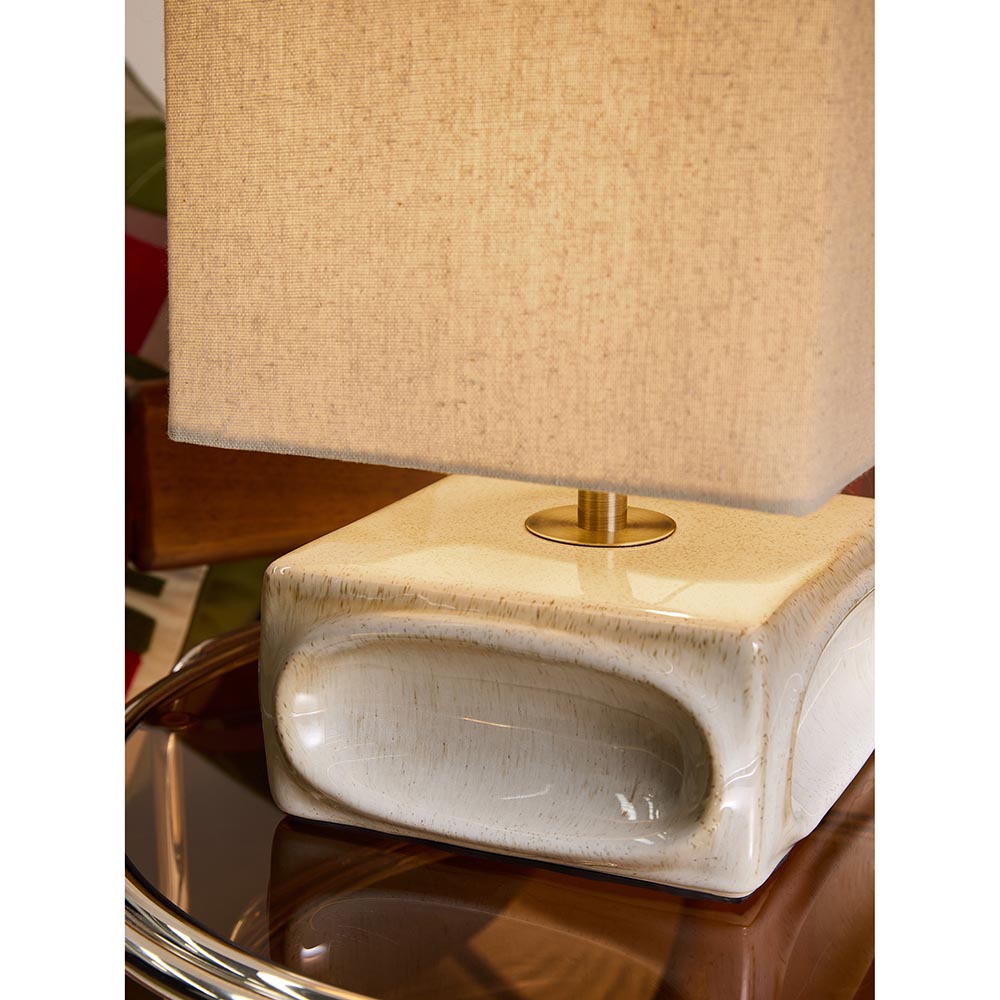 Nell Cream Table Lamp C/W Shade