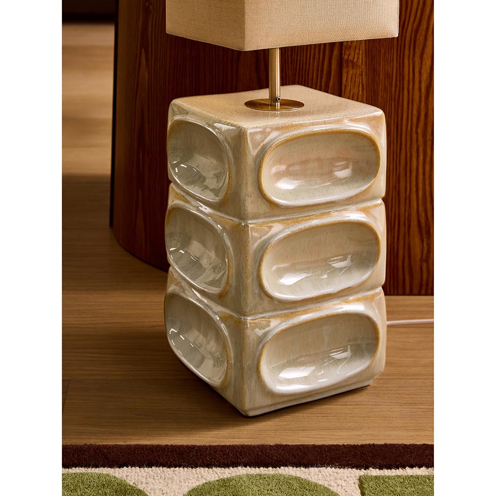 Nell Cream Floor Lamp C/W Shade