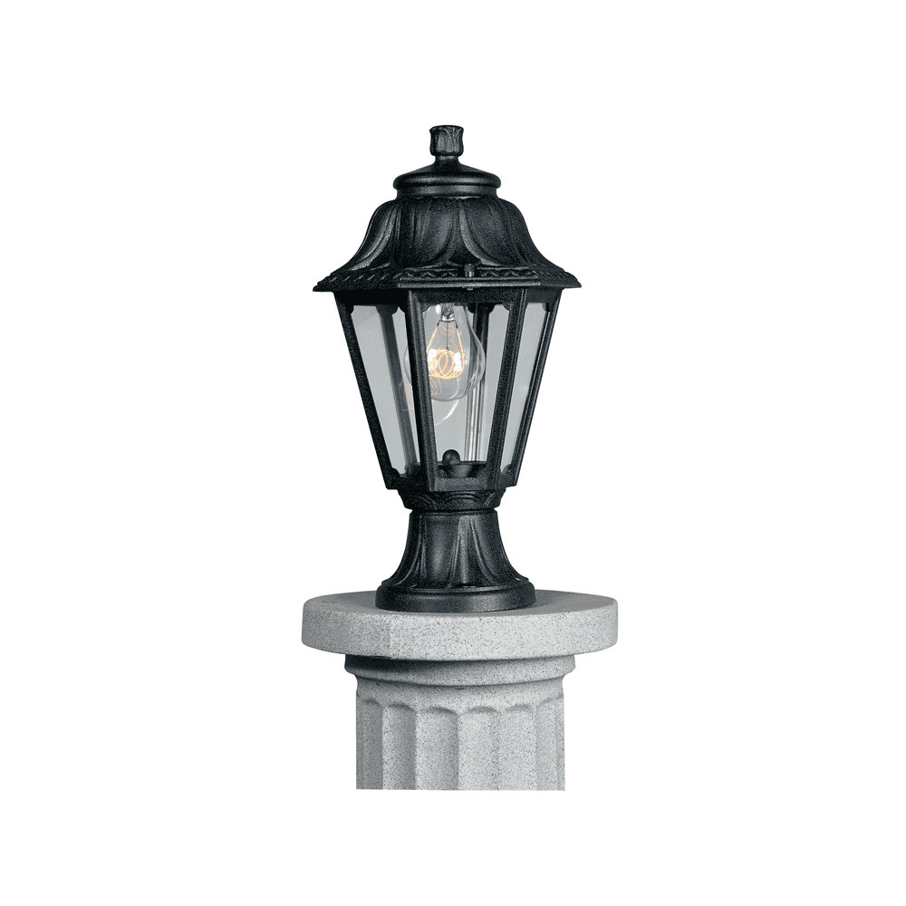 Mikrolot Anna Black Post /Pillar Top Lantern