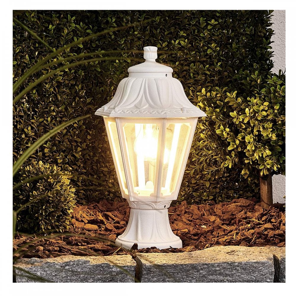 Mikrolot Anna White Post /Pillar Top Lantern