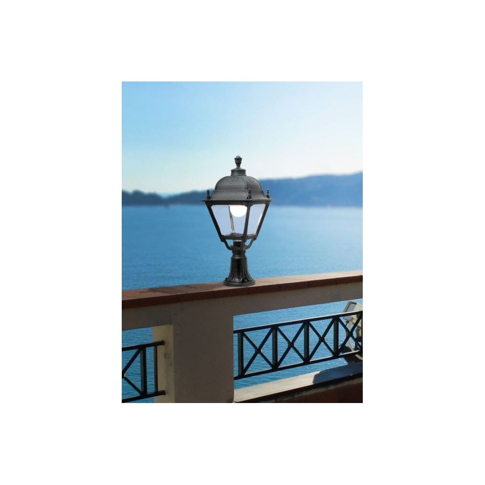 Lot Simon 15W High Powered LED Black Post /Pillar Top Lantern