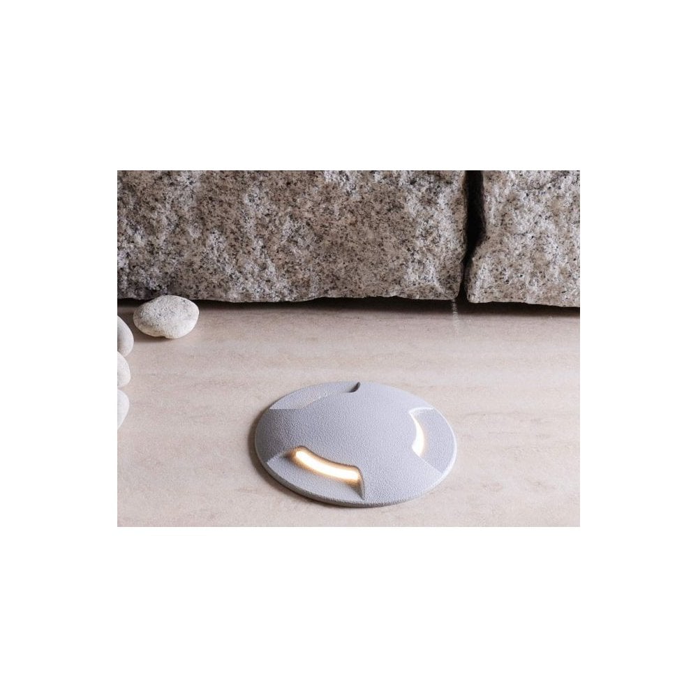 Ceci 120mm Grey 3 Way In Ground Walkover Light