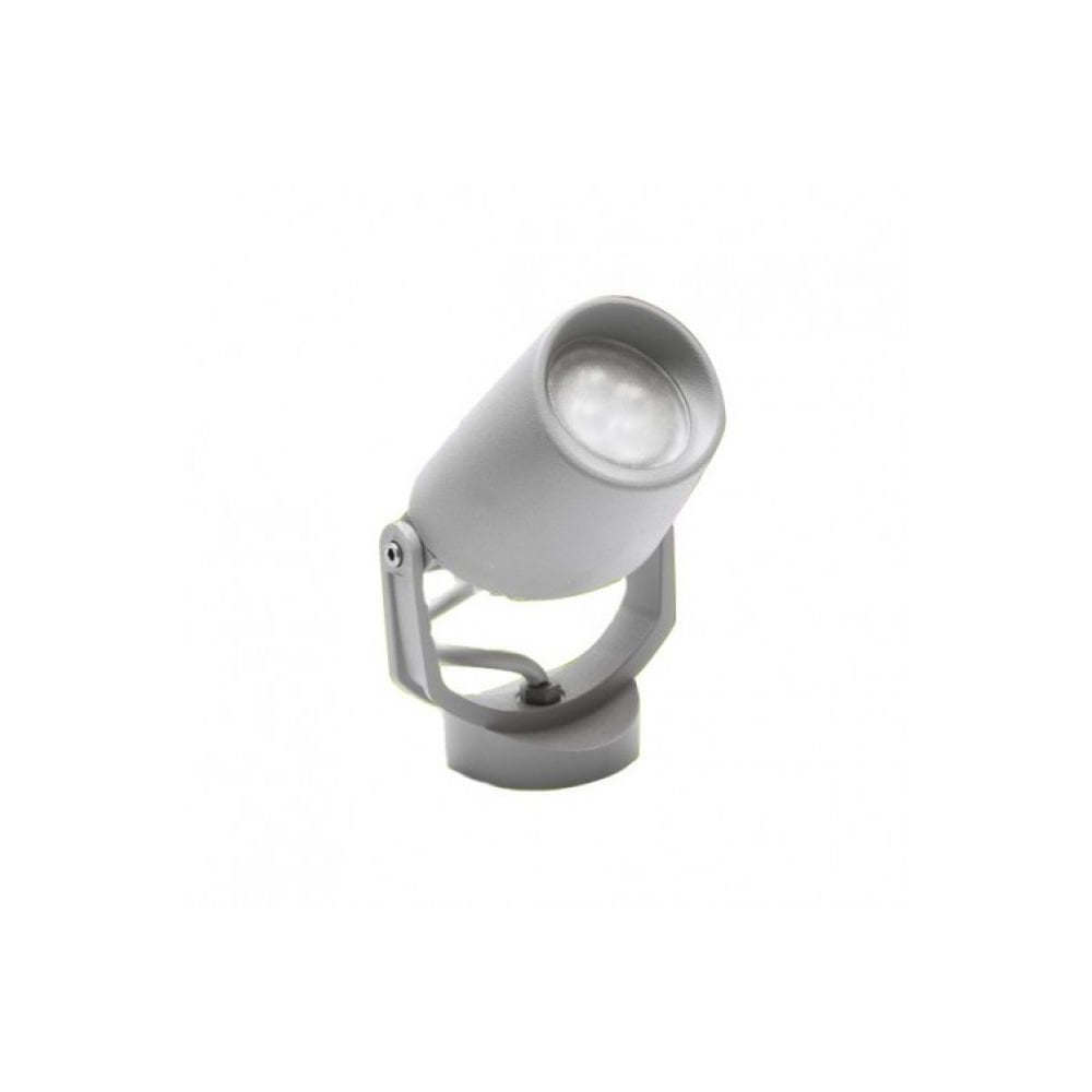 Mini Tommy 3.5W LED Grey Floodlight with Frosted Diffuser
