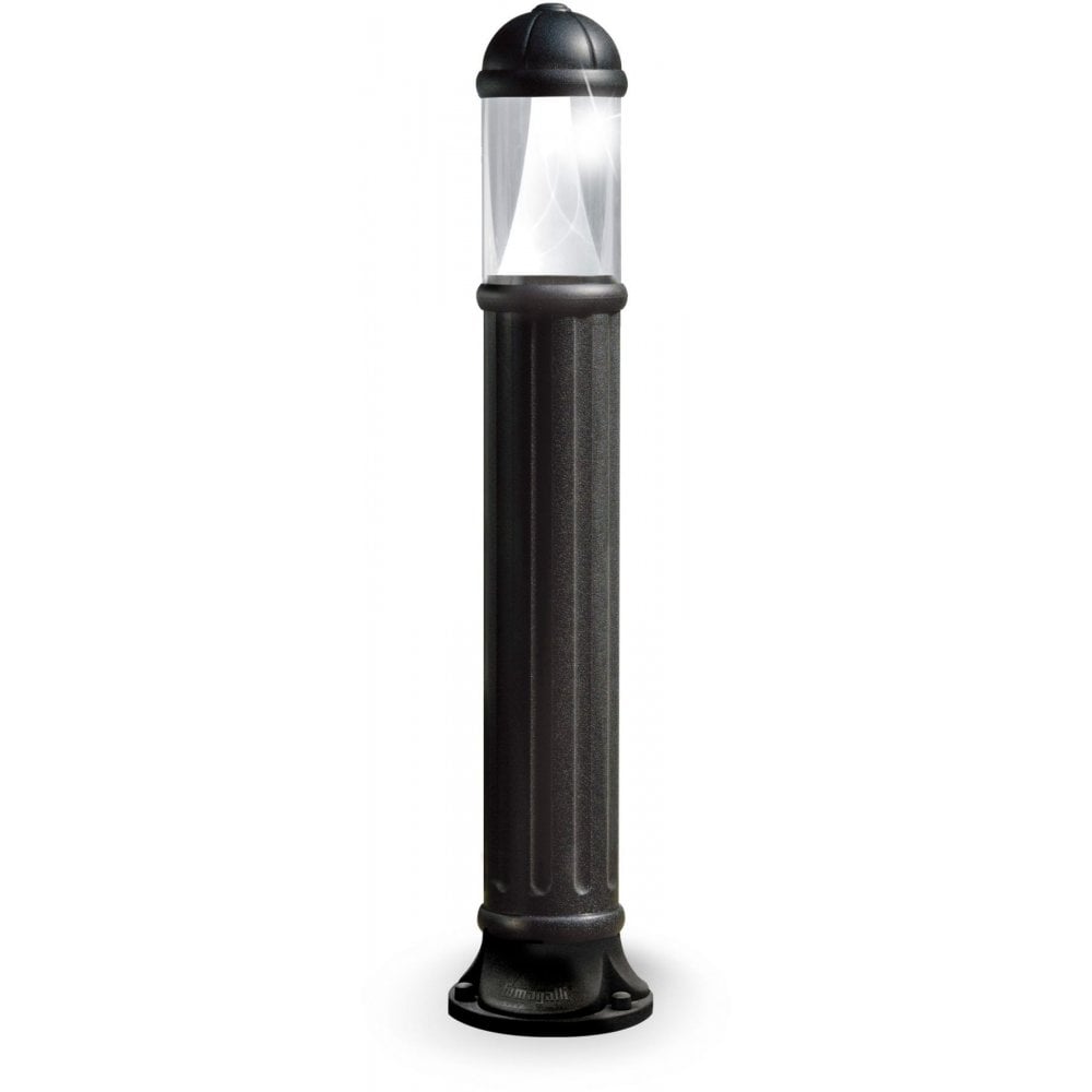 Sauro 1100 mm LED Bollard Post Light With LED Louver