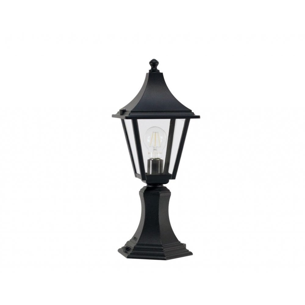 Linek 4 Sided Small E27 Post /Pillar Top Lantern
